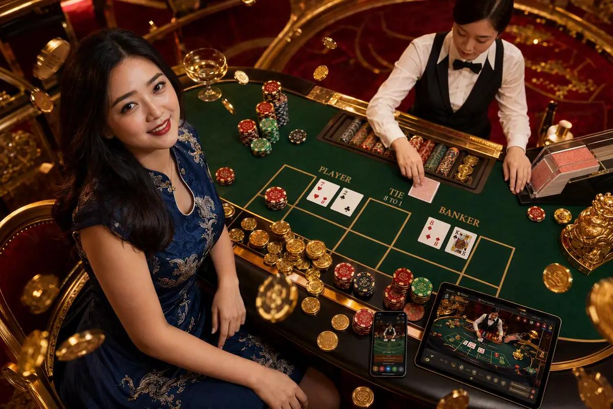 gcup5 Casino meja baccarat dealer langsung